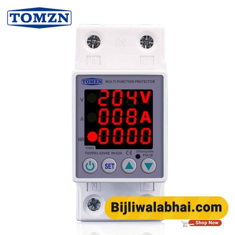 Tomzn 3rd Gen 3in1 voltage protector with Kwh meter