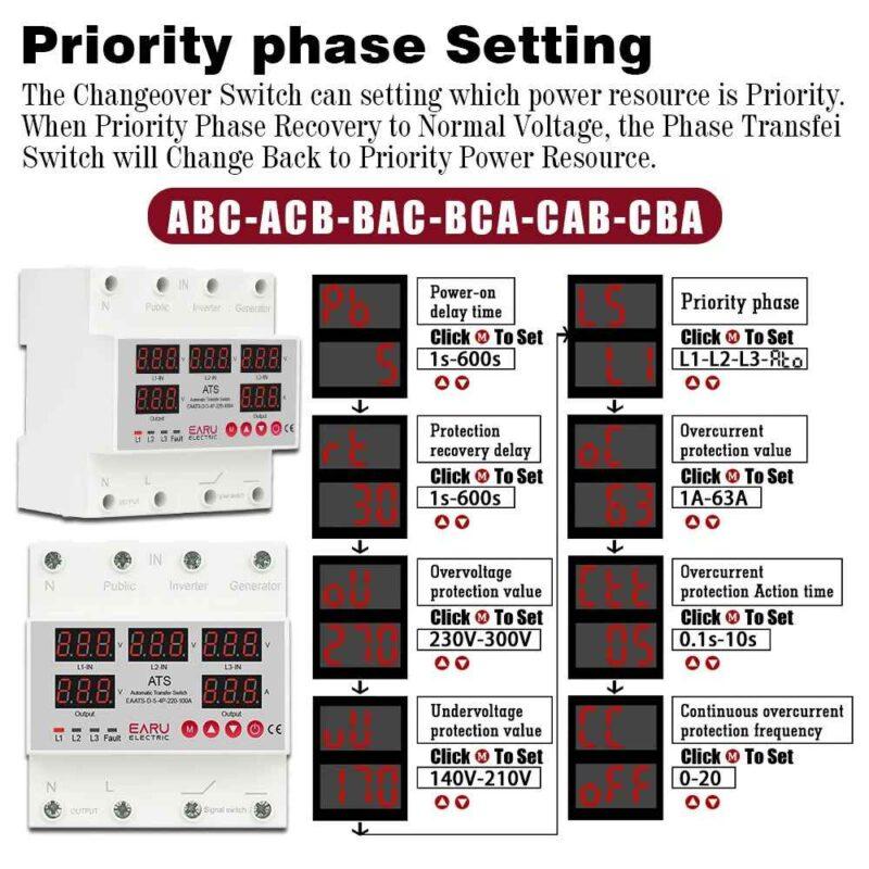 Earu 3 Phase Auto Phase Selector Voltage Protection - Bijli Wala Bhai