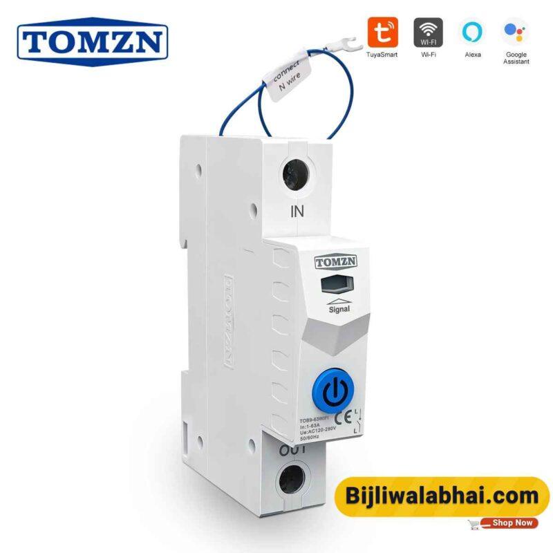 TOMZN TUYA 63A 1P WIFI Smart Circuit Breaker
