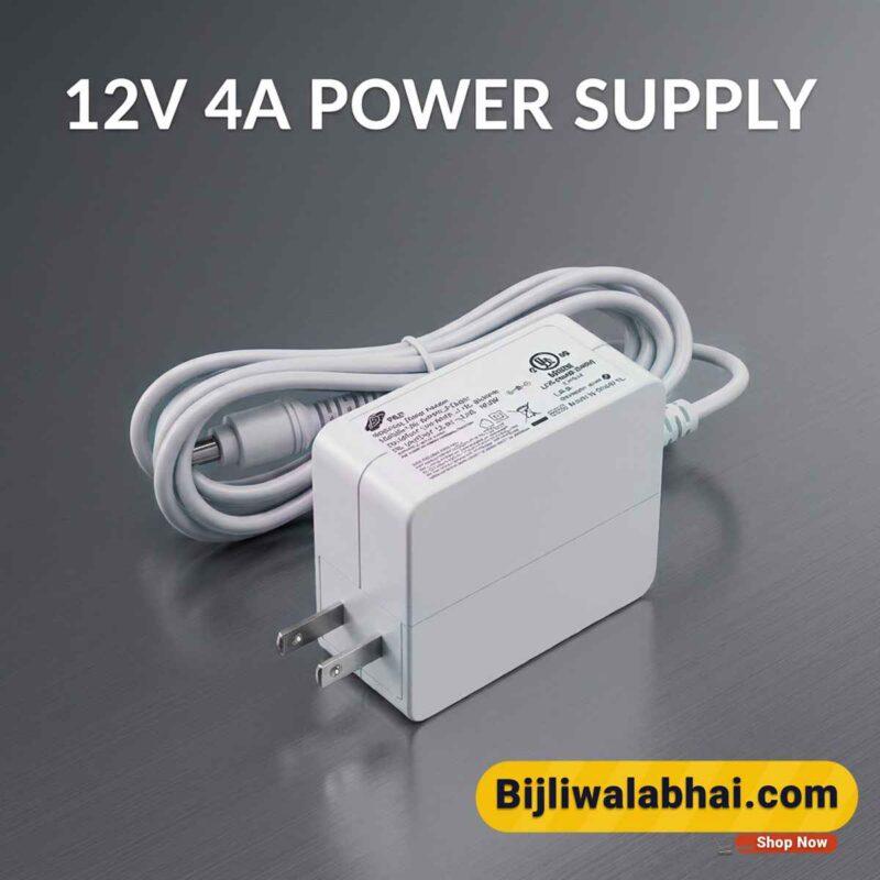 12V 4A 48W DC Power Supply Adapter